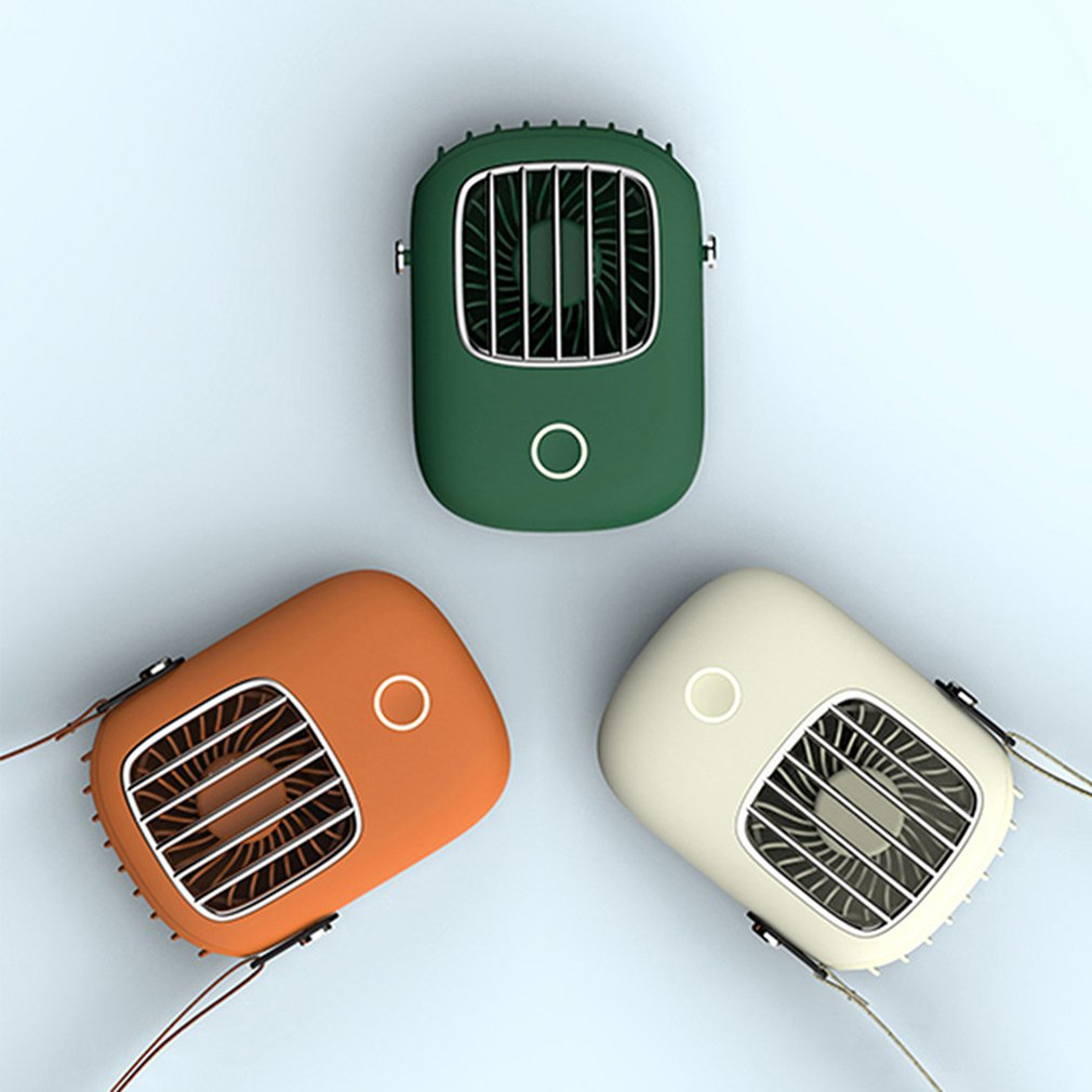 Ventilador de Cuello Portátil Recargable USB – Silencioso 3 Velocidades
